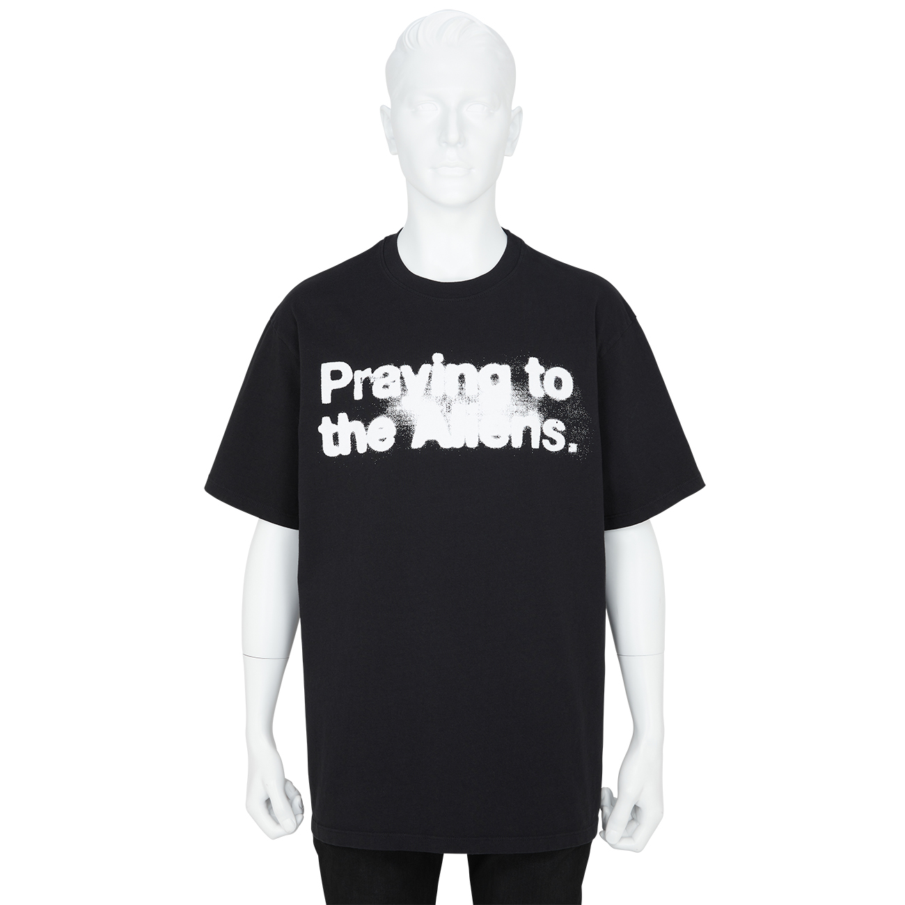 MARVIN (マーヴィン) - PRAYING TO THE ALIENS T-SHIRT BLACKの詳細画像1