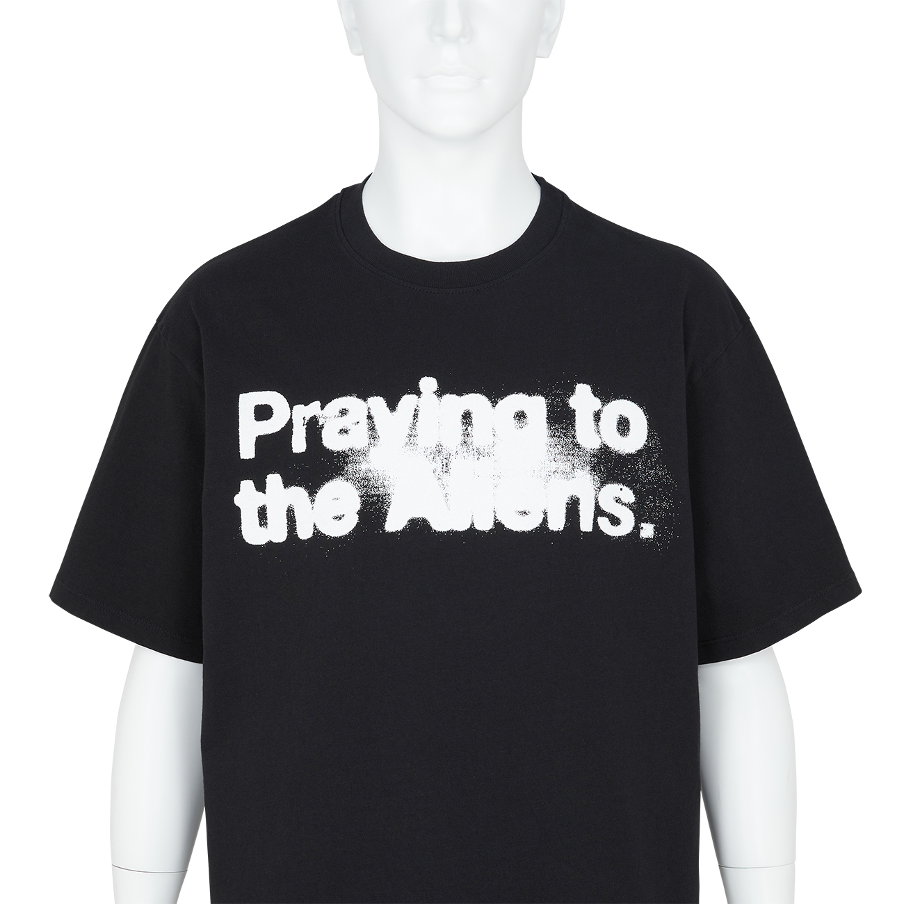 MARVIN (マーヴィン) - PRAYING TO THE ALIENS T-SHIRT BLACKの詳細画像2