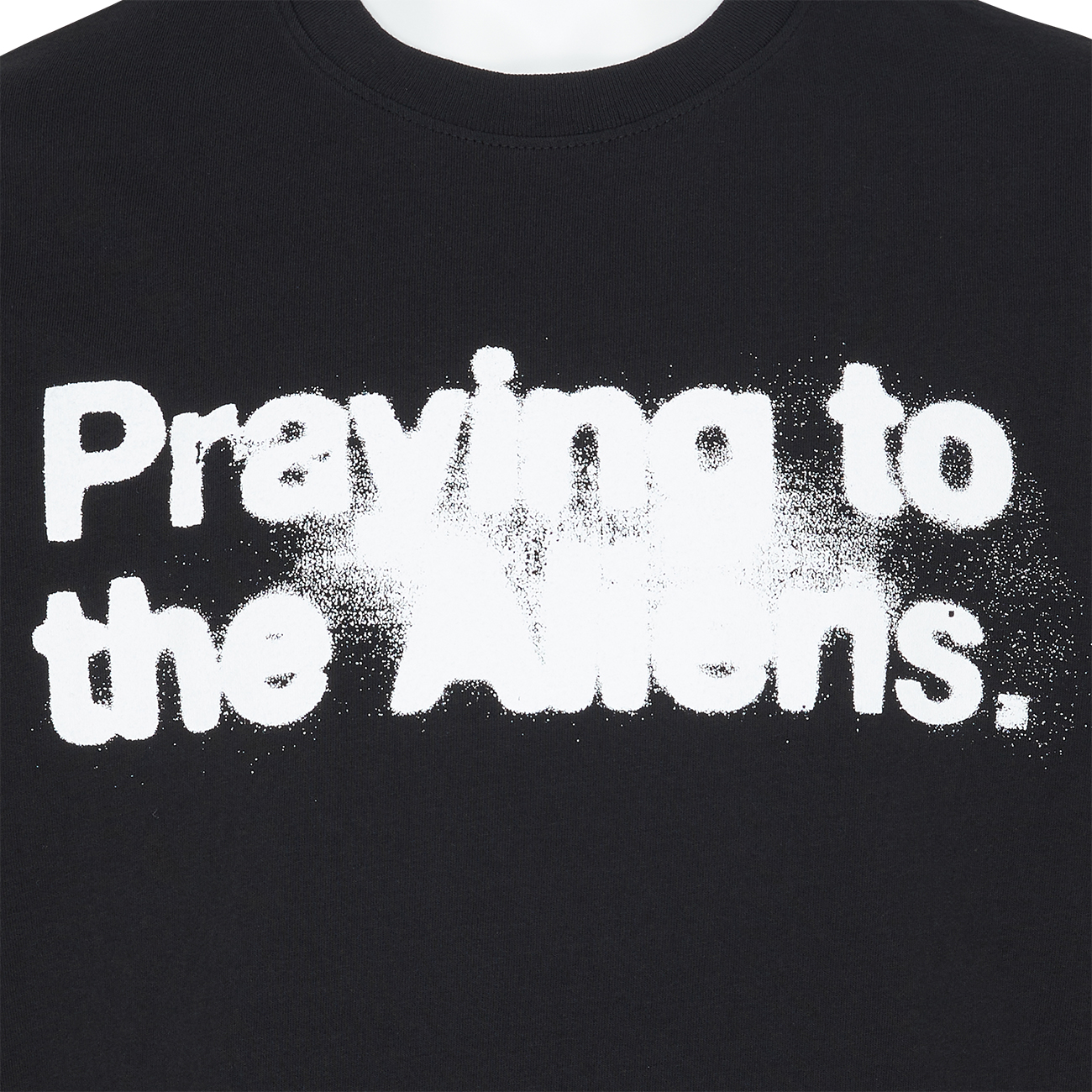 MARVIN (マーヴィン) - PRAYING TO THE ALIENS T-SHIRT BLACKの詳細画像3