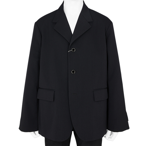 FLATTENED JACKET BLACK