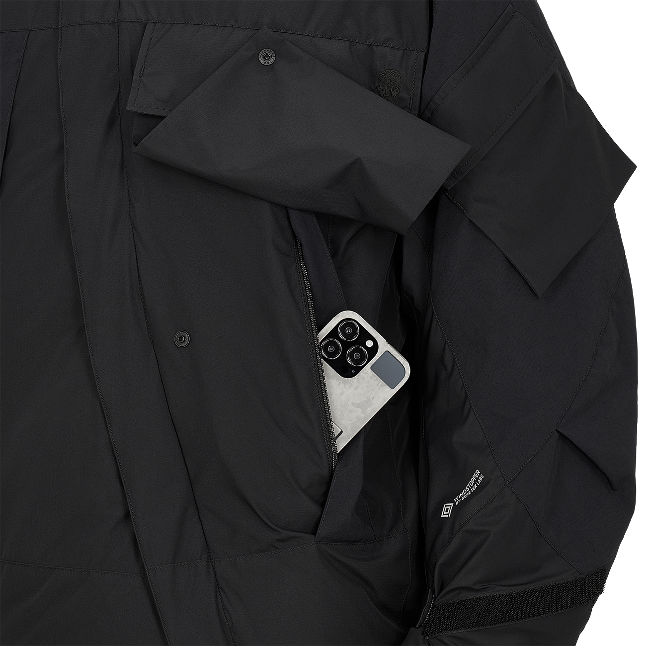 TRIPLE COLLABORATION WINDSTOPPER BY GORE-TEX LABS PRIMALOFT JACKET