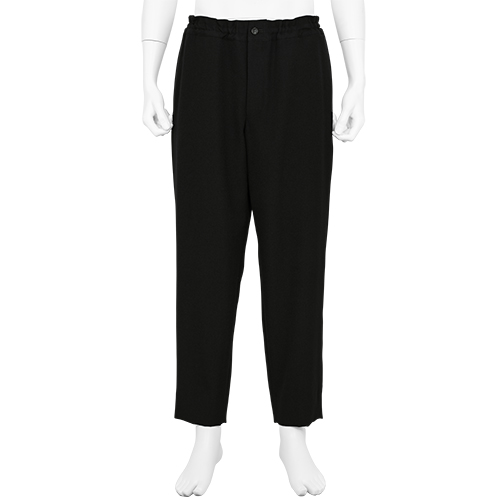 WOOL EASY PANTS BLACK