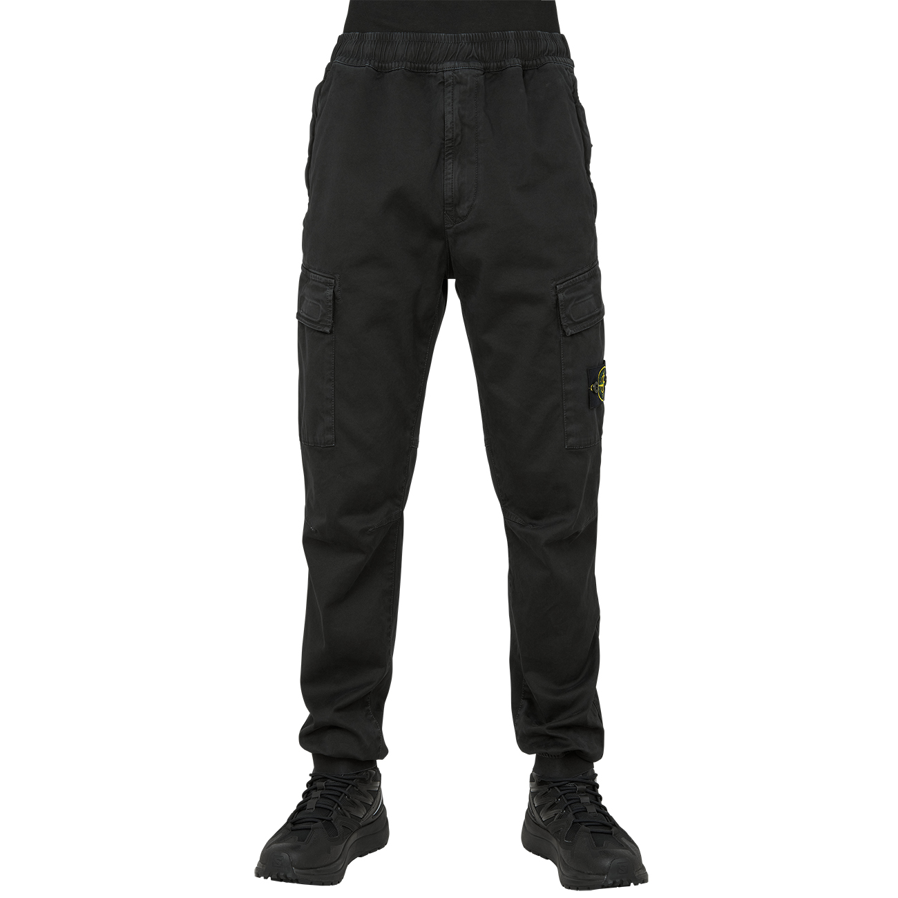 21AW JOGGER PANTS BLACK - STONE ISLAND (ストーン アイランド