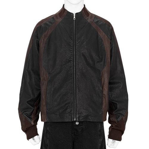 LEATHER MINNO JACKET PEAT