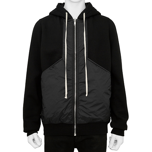 PANEL HOODIE BLACK