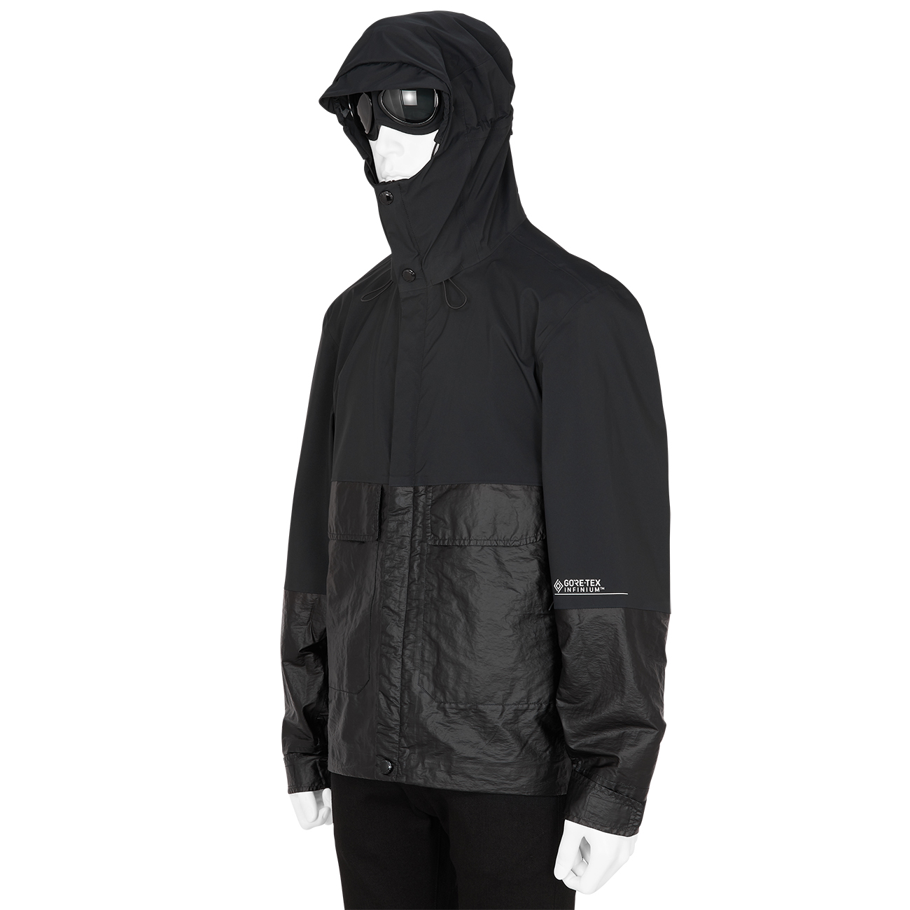 GORE-TEX GOGGLE JACKET BLACK - C.P.COMPANY (シーピー カンパニー