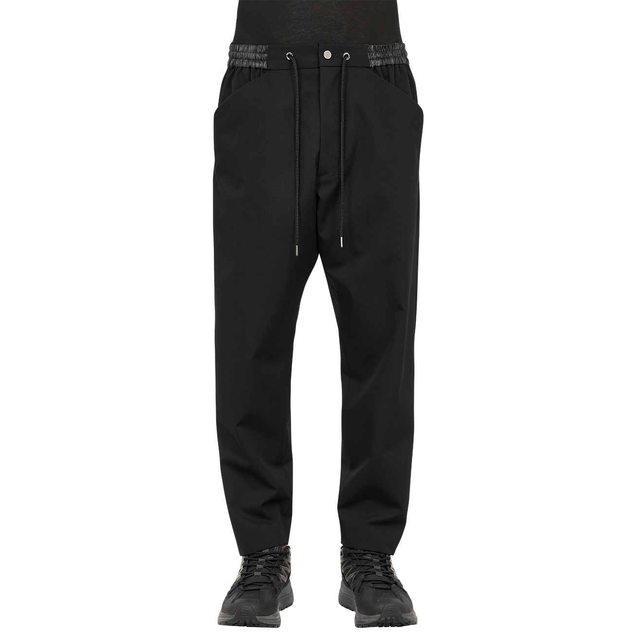 22AW KURTA SLACKS BLACK