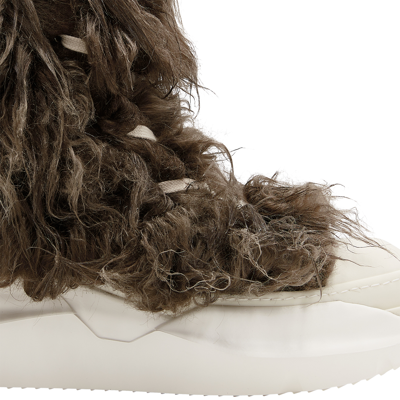 ABSTRACT SOLE HI CUT SNEAKERS KHAKI - RICK OWENS DRKSHDW ABSTRACT SOLE HI CUT SNEAKERS KHAKI - RICK OWENS DRKSHDW