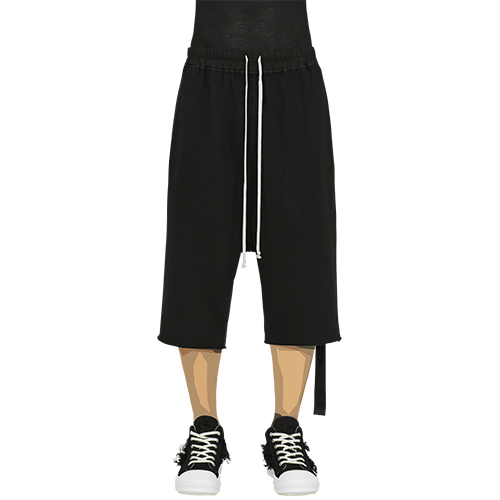 BELA SWEAT SHORTS BLACK