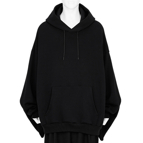 KIMONO SLEEVE HOODIE BLACK