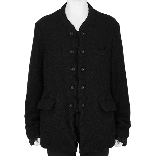 FULLING WOOL JACKET BLACK