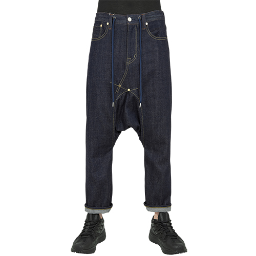 21AW SARROUEL DENIM PANTS INDIGO