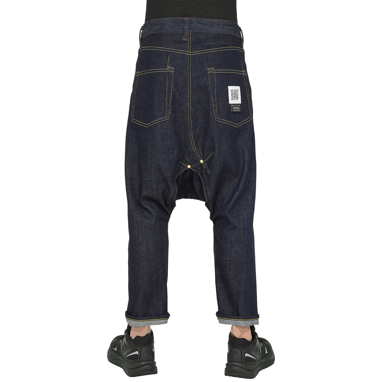 21AW SARROUEL DENIM PANTS INDIGO - FUMITO GANRYU (フミト ガンリュウ) - ボトムス・パンツ