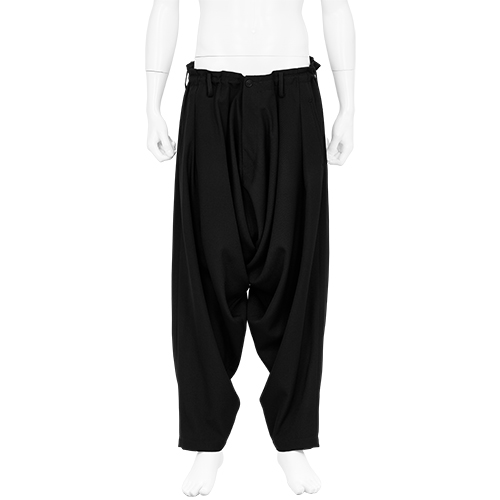 DRAPED PANTS BLACK