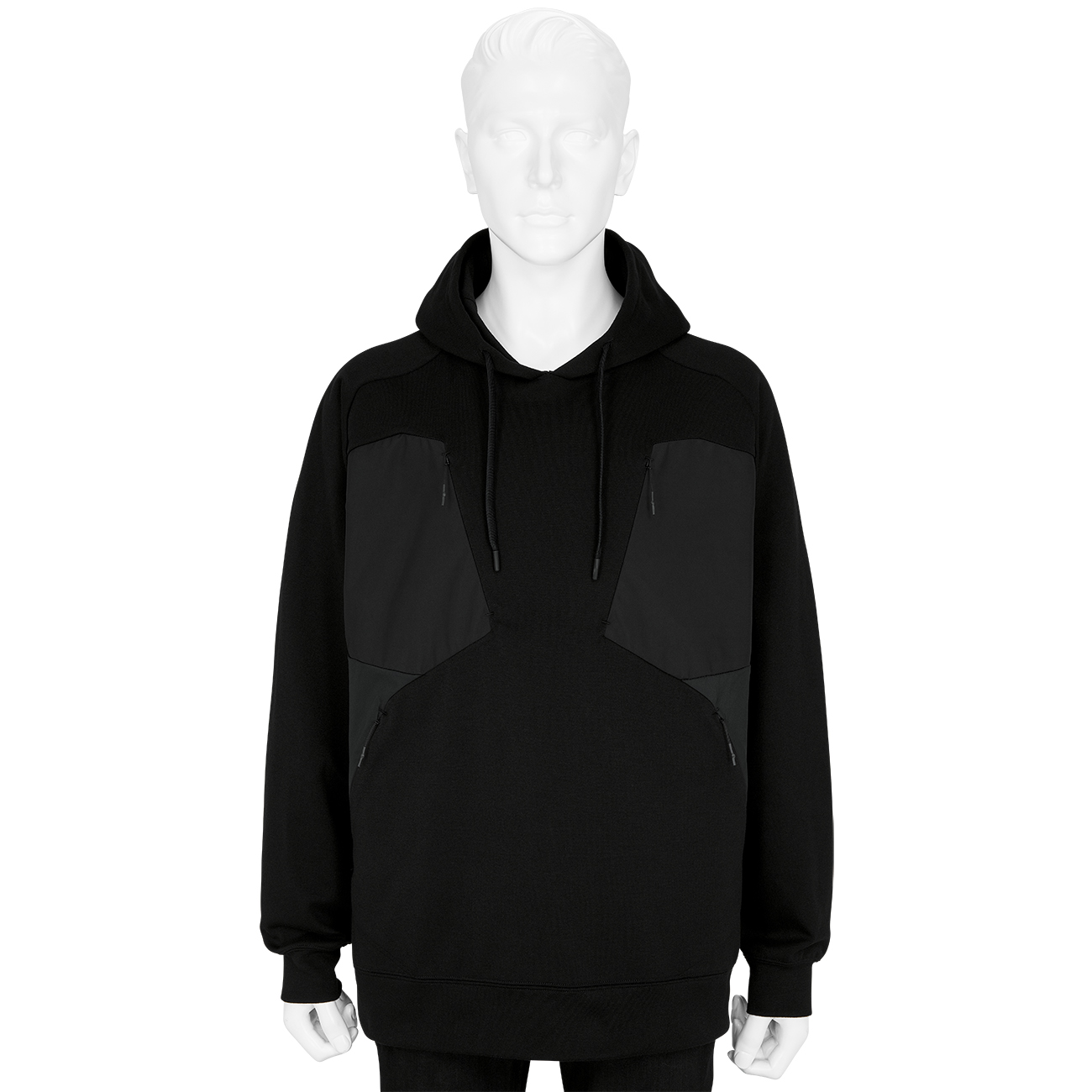WHITE MOUNTAINEERING BLK (ホワイトマウンテニアリング ビーエルケー) - CONTRASTED HOODIE BLACKの詳細画像1