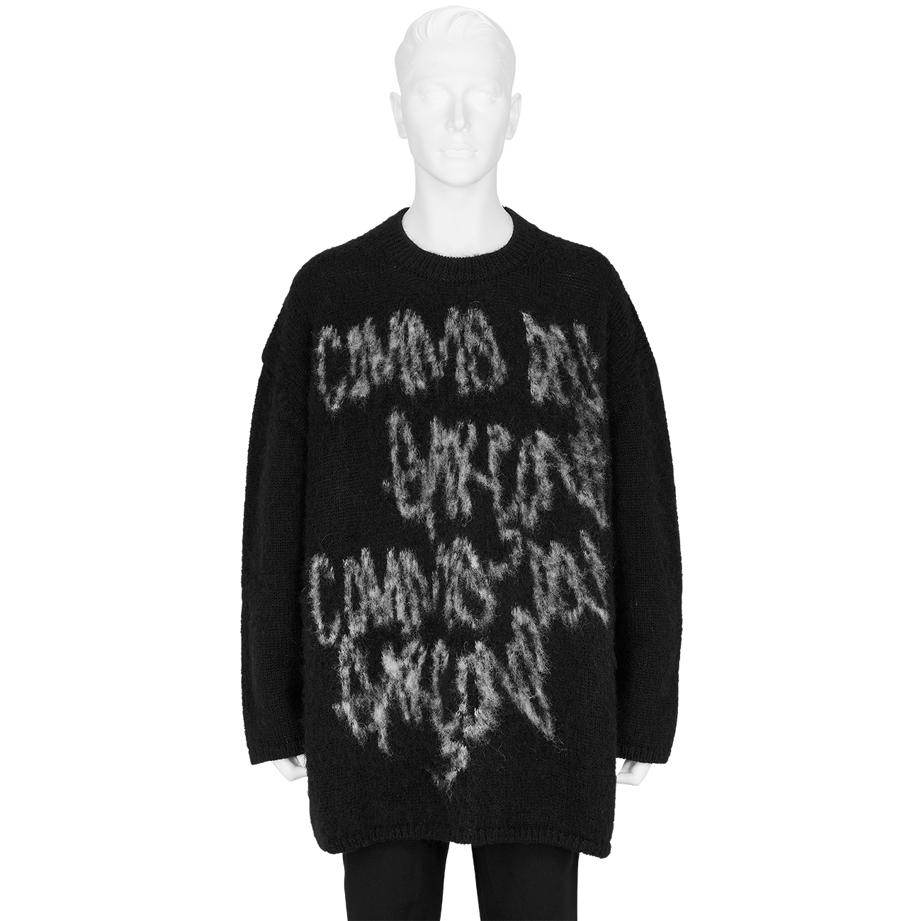 LOGO KNIT BLACK - COMME des GARCONS HOMME PLUS (コム デ ギャルソン