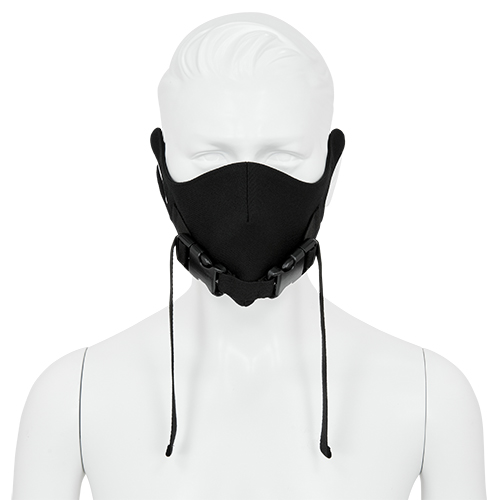 MASK WITH BUCKLE BLACK