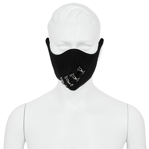 MASK WITH BUCKLE BLACK - Yohji Yamamoto POUR HOMME (ヨウジ ...