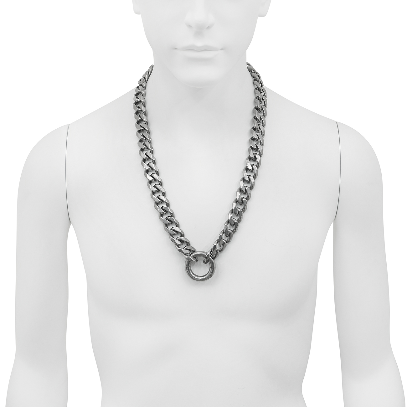 Random Identities Chain-Link Necklace