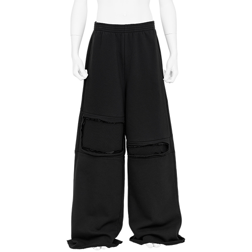 PANEL SWEAT PANT BLACK