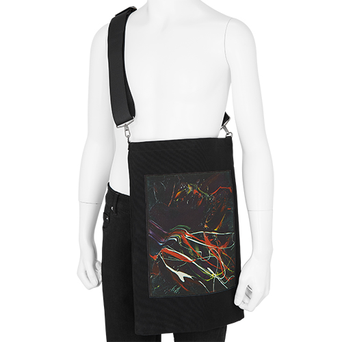 KAZUO SHIRAGA SHOULDER BAG BLACK