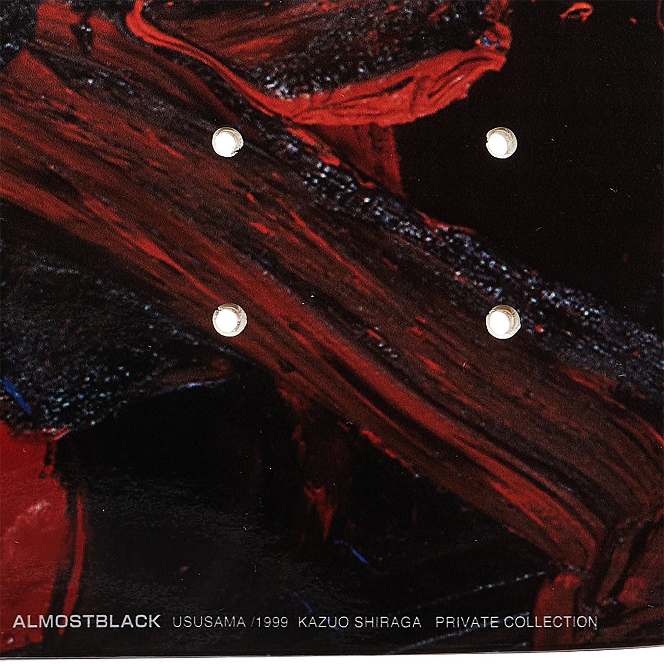 ALMOSTBLACK (オールモストブラック) - KAZUO SHIRAGA SKATE DECK [ USUSAMA ]  BLACKの詳細画像5
